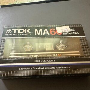 TDK MA 60 Japan 1982 TYPE IV Metal Tape Alloy Cassette